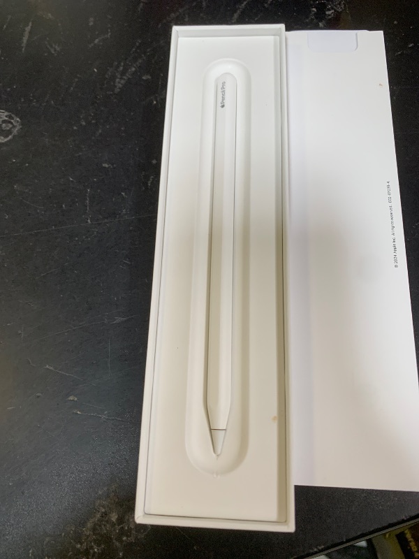 Photo 1 of Apple Pencil Pro: Latest Model - Device Compatibility Check Required - Pixel-Perfect Precision, Tilt and Pressure Sensitivity, Perfect for Note-Taking, Drawing, and Art. Charges and Pairs Magnetically