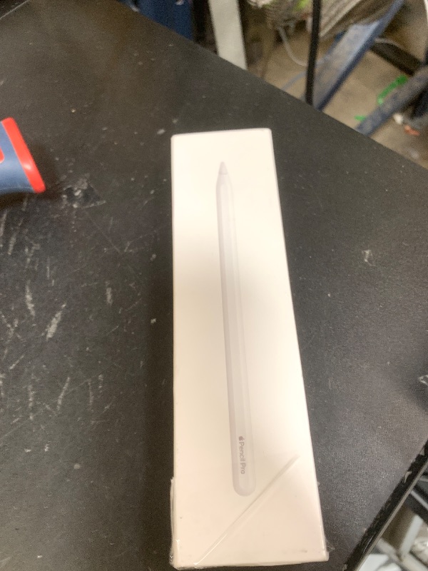 Photo 1 of Apple Pencil Pro: Latest Model - Device Compatibility Check Required - Pixel-Perfect Precision, Tilt and Pressure Sensitivity, Perfect for Note-Taking, Drawing, and Art. Charges and Pairs Magnetically