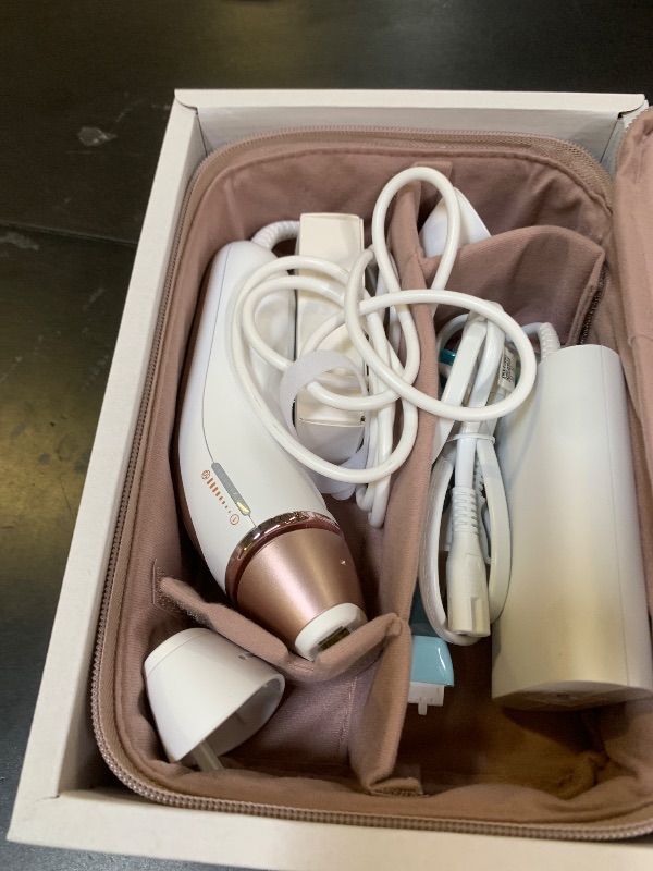 Photo 1 of Braun Skin i-Expert Smart IPL PL7219 at Home Laser Hair Removal for Women and Men with App, Premium Pouch, Venus Razor, 2 Smart Heads, Facial Trimmer