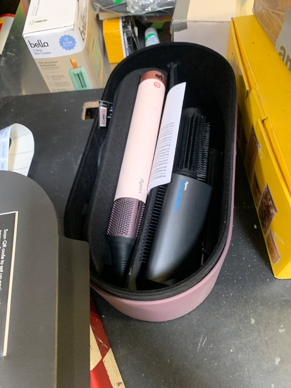 Photo 1 of Dyson Airwrap Co-anda2x Multi-Styler and Dryer Straight+Wavy in Ceramic Pink