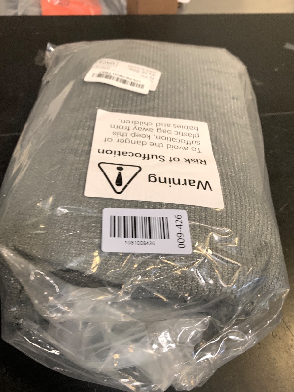 Photo 1 of Amgo 4' x 10' Grey Fence Privacy Screen, Commercial Standard Heavy Duty Windscreen with Bindings & Grommets, 90% Blockage, Cable Zip Ties Included (We Make Custom Size)