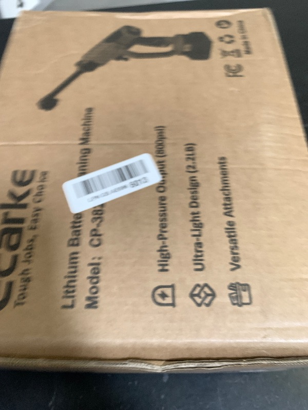 Photo 1 of Ecarke Portable Car Cleaning Tool Compatible with Dewalt 20V Battery, 6-in-1 Nozzle & Foam Cannon, 3-Speed Adjustment, 5m Hose, Brushless Motor for Car Floor, Patio, Fence(Tool ONLY, NO Battery)