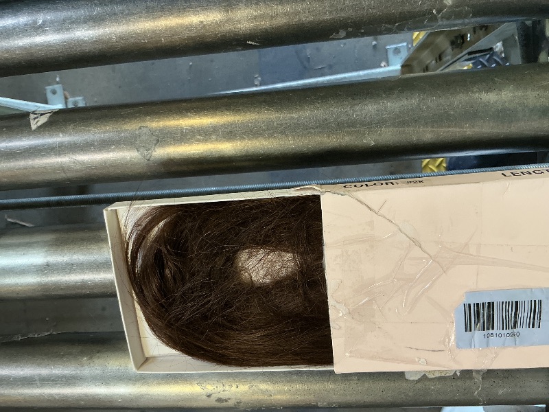 Photo 1 of Charites Halo Hair Extensions Real Human Hair light Brown 16 inch