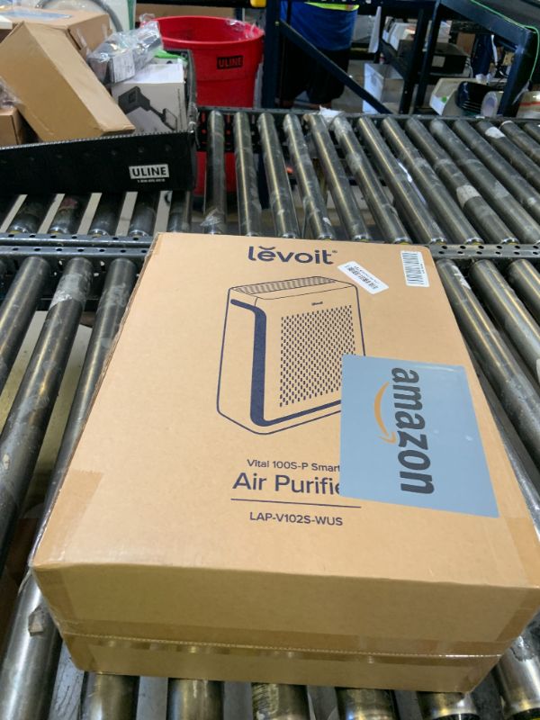 View 2 of LEVOIT Air Purifier for Home Large Room Up to 1073Ft² with Air Quality Monitor, AHAM VERIFIDE, Smart WiFi, Washable Pre-Filter, HEPA Sleep Mode for Pets, Allergies, Dust, Pollen, Vital 100S-P, White