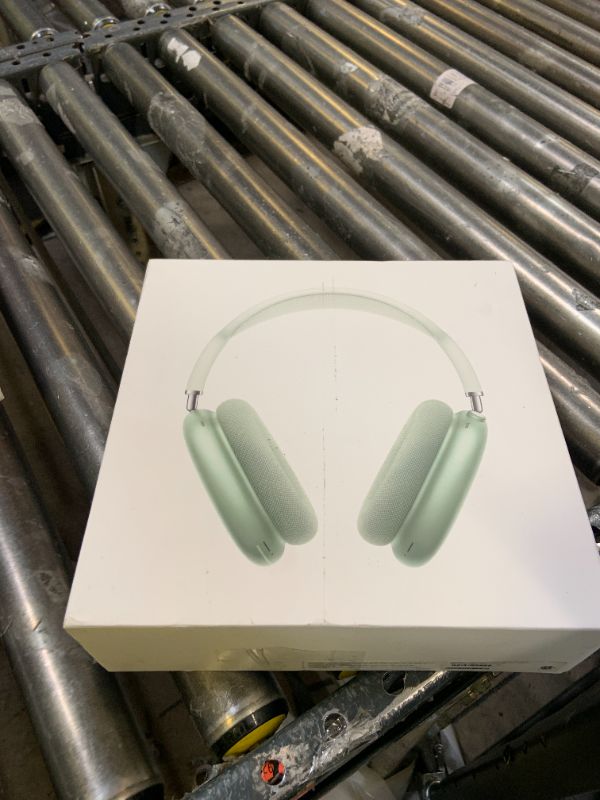 Photo 1 of Apple AirPods Max Wireless Over-Ear Headphones, Active Noise Cancelling, Transparency Mode, Personalized Spatial Audio, Dolby Atmos, Bluetooth Headphones for iPhone – Green