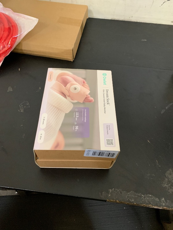 Photo 1 of Owlet Dream Sock – Smart Wearable Baby Monitor, Infant SpO2 Monitor Tracks Heart Rate & Oxygen - Parents Receive Alerts, Sleep & Health Insights via App - Dusty Rose