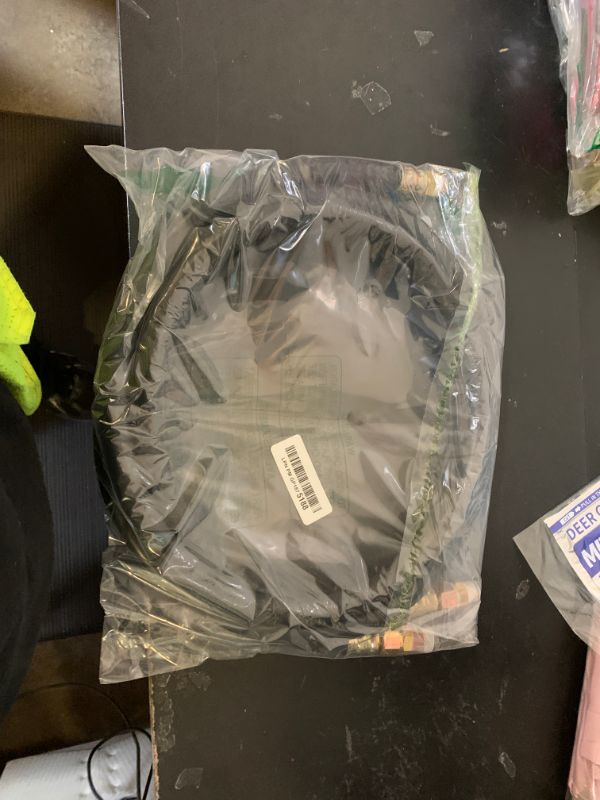 View 2 of 2PCS 3/8” Air Brake Chamber Hose?3/8” Fit End x 3/8” Swivel End Rubber Air Brake Hose Assembly, SAE J1402 Air Brake Hose for Semi Truck - 60inch