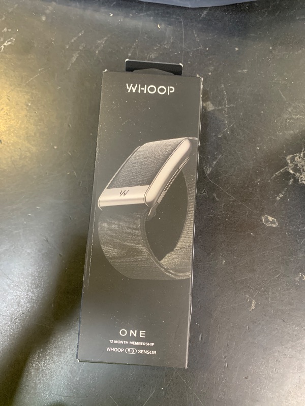 Photo 1 of WHOOP One - 12 Month Membership – 24/7 Activity and Sleep Tracker, Personalized Coaching, Menstrual Cycle Insights- 14+ Day Battery Life