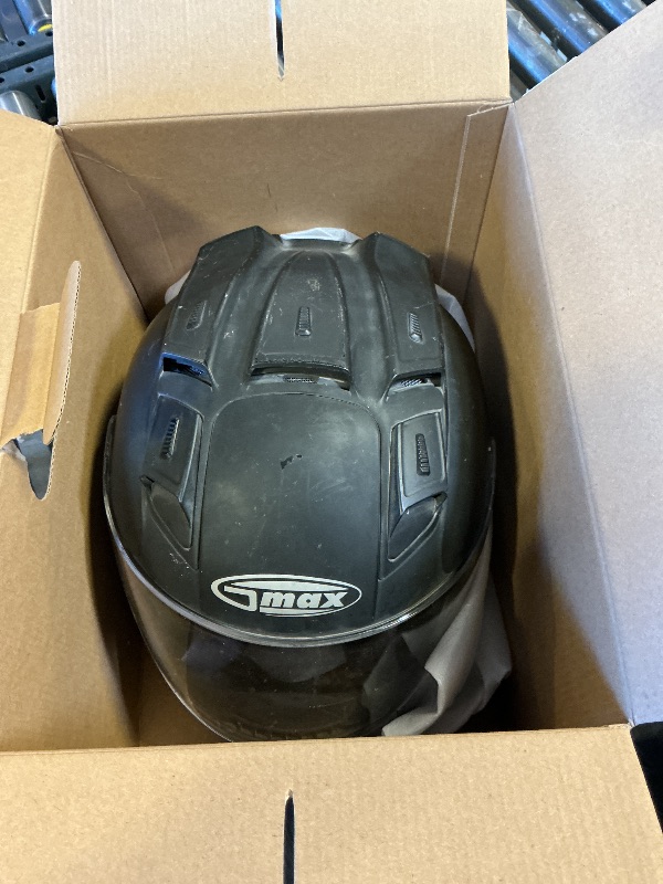Photo 1 of LEM Modular Motorcycle Helmets Fiberglass, Full Face Motorcycle Helmet Flip Up for Touring, DOT Certified, Release Sun Visor & Removable Comfort Liner, Lightweight Street Bike Helmet (Grey/Black,L)