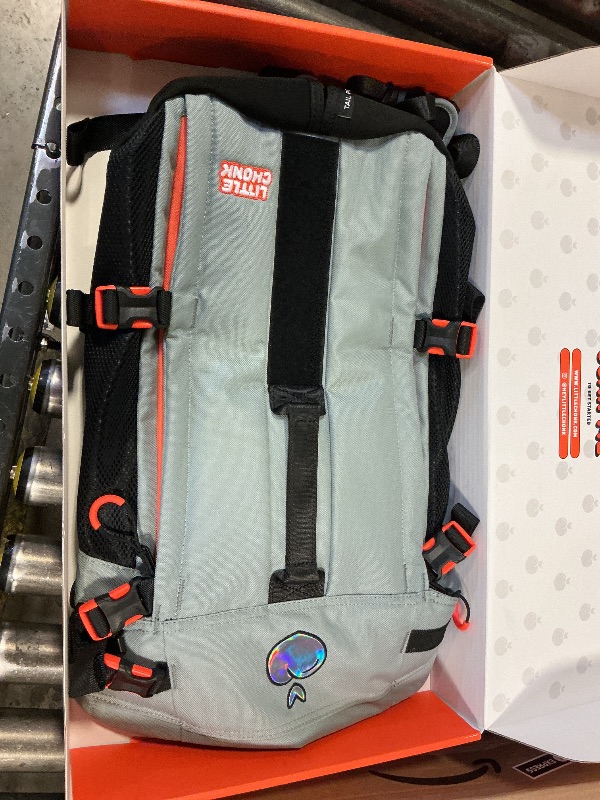Photo 1 of Maxine One Dog Backpack Carrier for Medium Dogs by Little Chonk | Adjustable & Ergonomic Front Facing Dog Carrier Backpack | Built to be Safer | Pet Backpack Carrier Featured in Wired Magazine - Gray