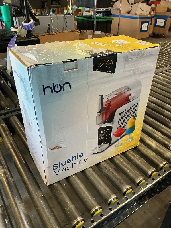 Photo 1 of HBN Slushie Machine for Home No Ice Needed, Slushy Machine Frozen Drink Maker 88oz, Self-Cleaning, 6 Presets for Margaritas, Cocktails, Milkshakes and More, Perfect for Family Gathering, Summer Party