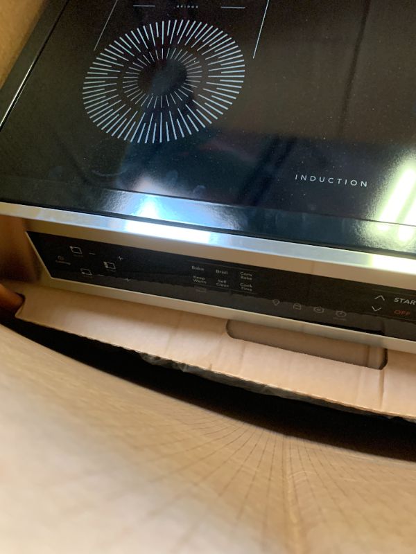 Photo 1 of Frigidaire 30 in 5.3 cu.ft. 4-Burner Element Slide-in Front Control Self-Cleaning Induction Range w/Convection in Stainless Steel