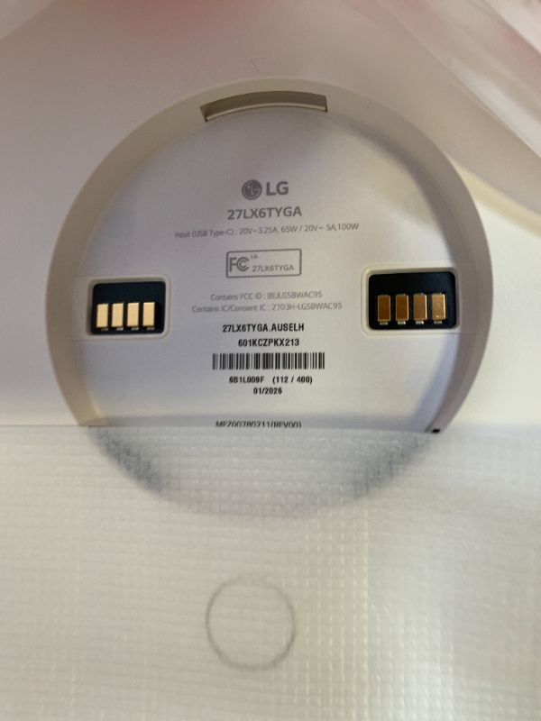 Photo 1 of LG 27-Inch StanbyME 2 with Folio Cover, Portable Touch Screen TV, Dolby Vision, HDR10, Filmmaker Mode, Built-in Battery, Full Swivel Rotation (27LX6TYGA, 2025)
