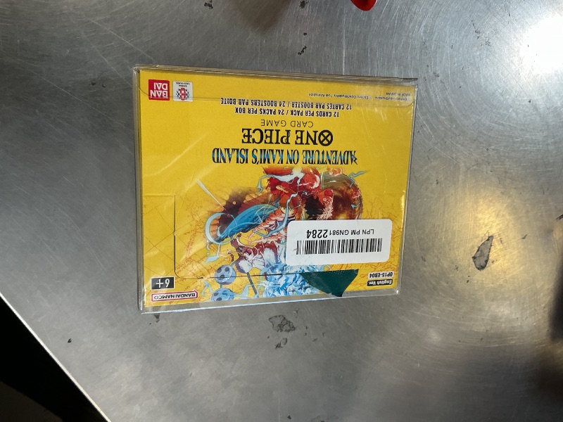 Photo 1 of OP15 Adventure ON KAMI'S Island Booster Box English OP-15 Booster Box Display Factory Sealed for OP15 One Piece Cards English TCG (24 Packs) + Custom TCG Fabrik Don Card