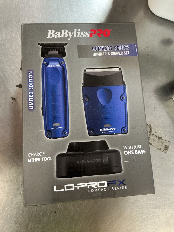 Photo 1 of BaBylissPRO Compact LO-PROFX High Performance Trimmer and Shaver Prepack
