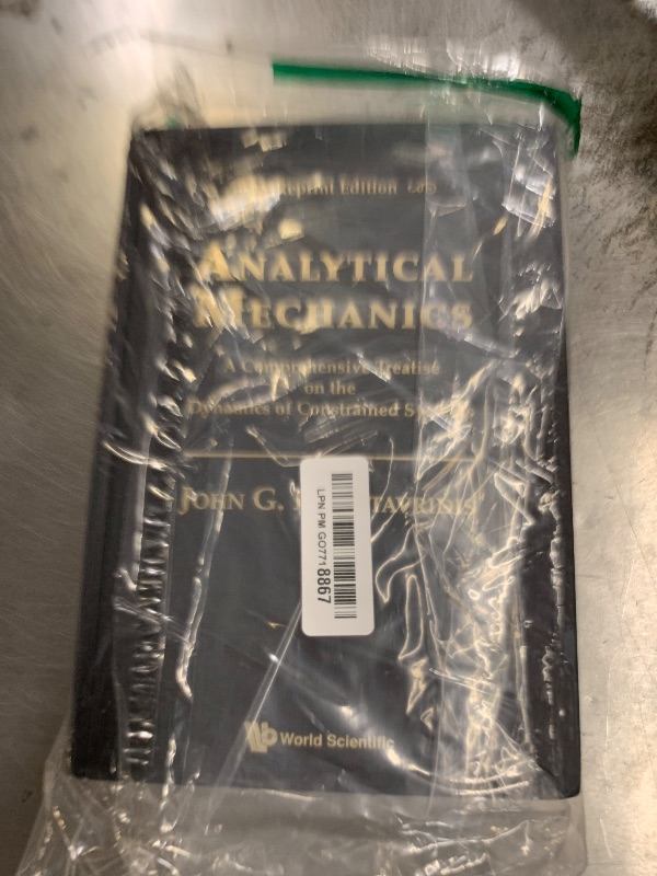 Photo 1 of ANALYTICAL MECHANICS: A COMPREHENSIVE TREATISE ON THE DYNAMICS OF CONSTRAINED SYSTEMS (REPRINT EDITION)