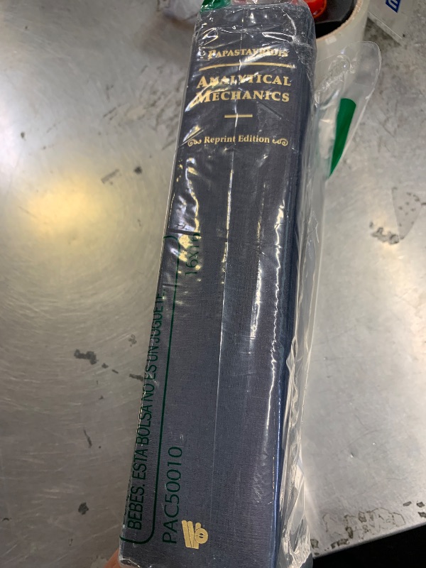 Photo 1 of ANALYTICAL MECHANICS: A COMPREHENSIVE TREATISE ON THE DYNAMICS OF CONSTRAINED SYSTEMS (REPRINT EDITION)