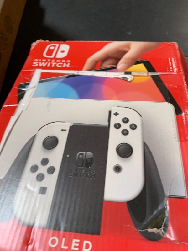 Photo 1 of Nintendo Switch – OLED Model w/White Joy-Con