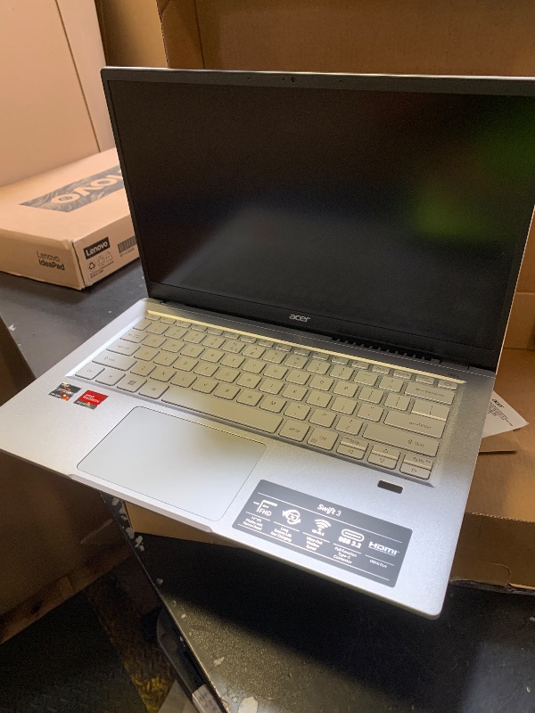 Photo 1 of acer Swift 3 SF314-43-R6NE Laptop | 14" FHD IPS | AMD Ryzen 7 5700U Octa-Core Processor | AMD Radeon Graphics | 16GB LPDDR4X | 512GB SSD | Wi-Fi 6 | Fingerprint Reader | Copilot Enabled | Windows 11