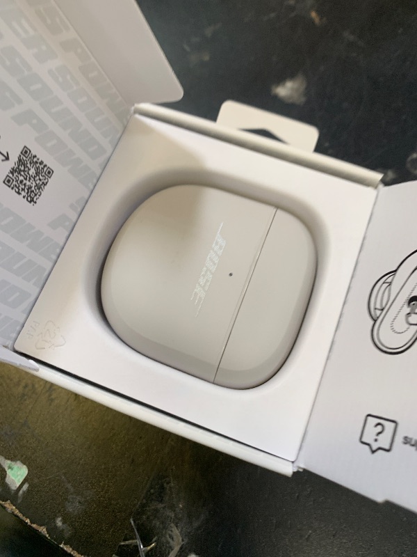 Photo 1 of Bose QuietComfort Ultra Earbuds (2nd Gen) - Wireless Noise Cancelling Earbuds with Mic, Immersive Audio, USB-C Charging, Up to 6 Hours Battery, IPX4 Rating, White Smoke