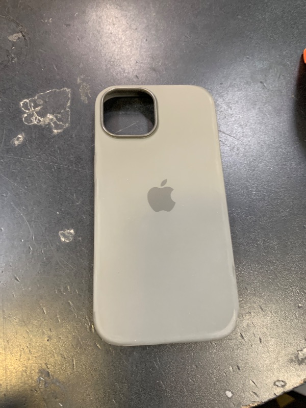 Photo 1 of Apple iPhone 15 Silicone Case with MagSafe - Clay