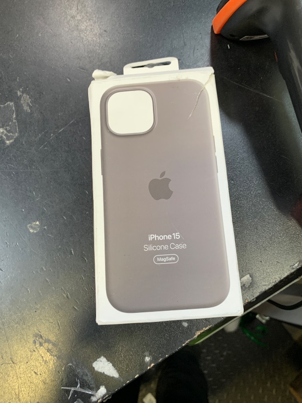 Photo 1 of Apple iPhone 15 Silicone Case with MagSafe - Clay