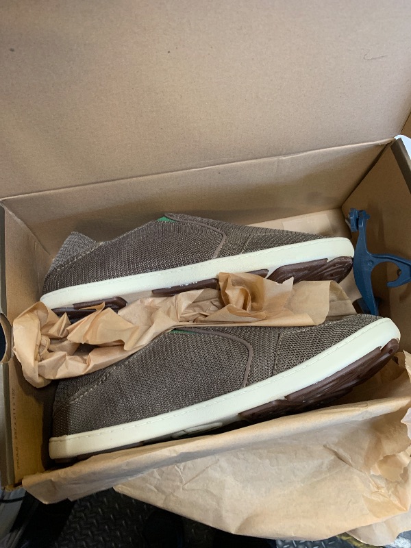 Photo 1 of OLUKAI Nohea Mesh Men's Slip On Sneakers, Lightweight & Breathable Shoes for Everyday Wear, All-Weather & Enhanced Traction, Mustang/Lime Peel, 10.5