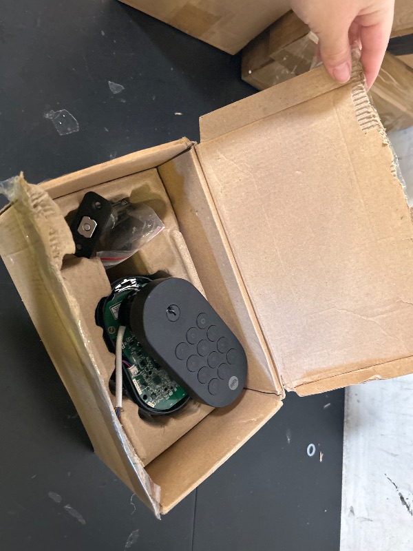 Photo 1 of Yale Matte Black Keyed Deadbolt Smart Lock with Google Matter, YRD510-MT1-BLK
