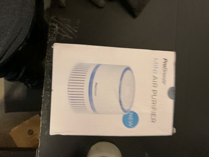 Photo 1 of Pro Breeze Small Air Purifier HEPA - Air Purifier with True HEPA Filter, 99.7% Smoke, Dust, Pollen, with Night Light and Negative Ion Generator - Desktop Air Purifiers for Bedroom, Room, Home Office