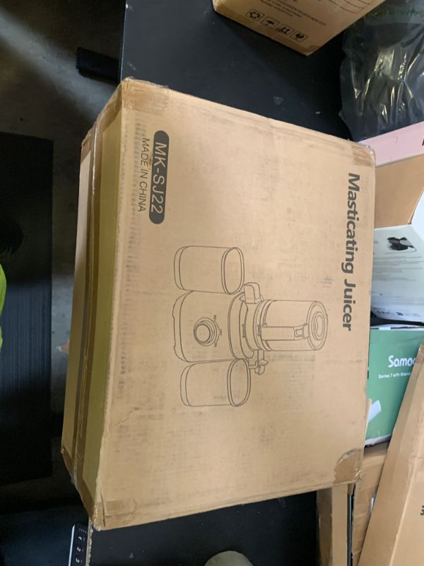 Photo 1 of Juicer Machines, Cold Press Juicer with Wide Chute, Slow Masticating Juicers, High Juice Yield for Leafy Greens, Fruits & Vegetables, Easy to Clean