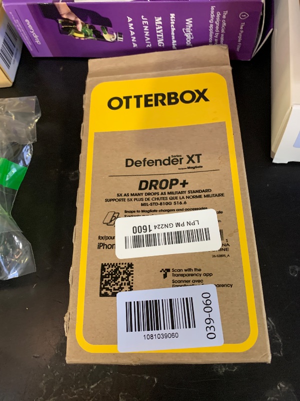 Photo 1 of OtterBox iPhone 17 Pro Max Defender Series Pro XT Clear Case - Baby Blue Clear - Tough, Rugged & Durable iPhone Case, Snaps on MagSafe
