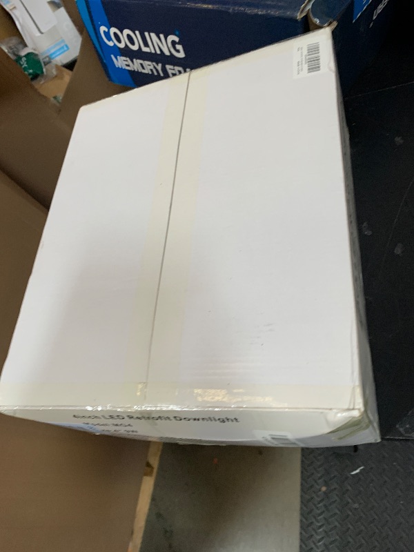 Photo 1 of ZYC Gold 4 Inch Retrofit LED, 12 Pack Dimmable Retrofit Downlights can Light, 2700K/3000K/4000K/5000K/6000K Selectable, Damp Rated Can Lights, Baffle Trim, 9W 800Lm(Gold, 4 inch)