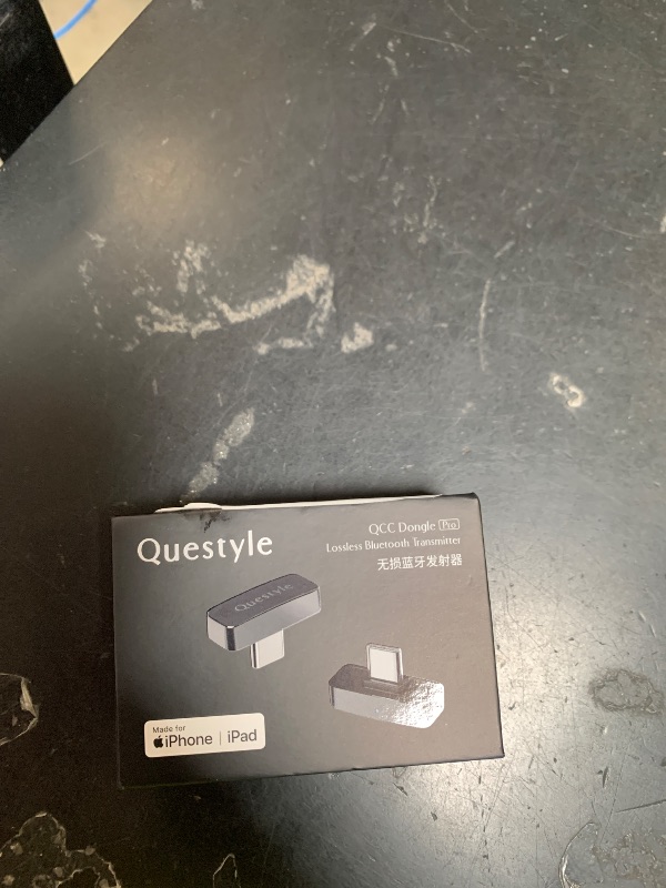 Photo 1 of Questyle QCC Dongle Pro [MFi Certified] USB-C Bluetooth Audio Adapter with LDAC,aptX Lossless&aptX-Adaptive,Low Latency Bluetooth 5.4 Dongle for PS5,Wireless Lossless Transmitter for PC/Headphones