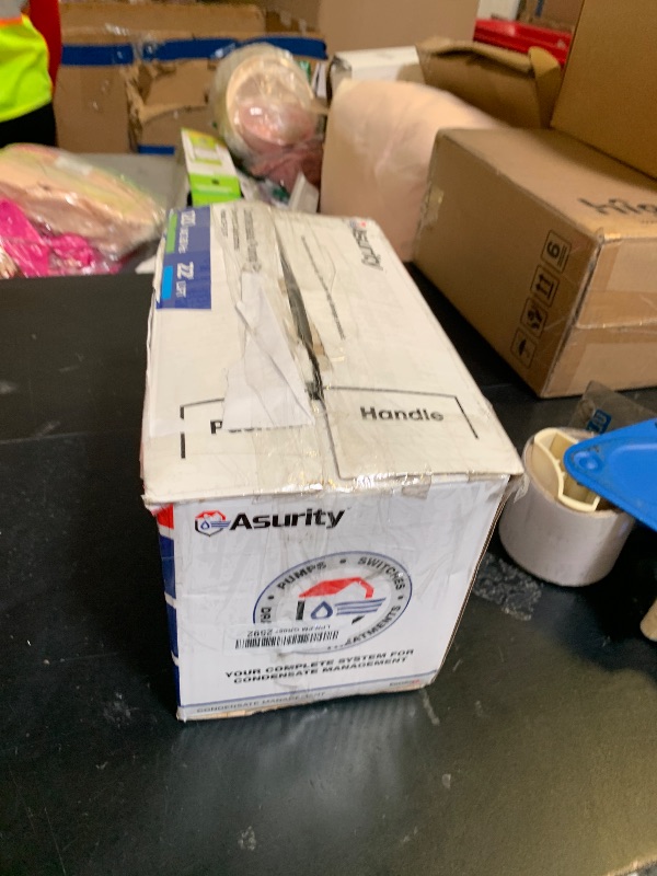 Photo 1 of AprilAire 4856 Low Profile 120V Dehumidifier Condensate Pump for AprilAire Crawl Space, Basement, Whole-House Dehumidifier Models E070, E080, E100, E130, 1820, 1830, 1850, 1852, 1870, 1872