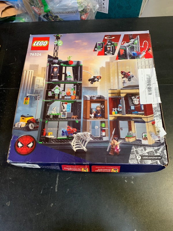 Photo 1 of LEGO Marvel Spider-Man vs. Oscorp Building Toy - Pretend Play Set W/8 Toy Minifigures for Boys & Girls, Ages 10+ - Super Hero Building Blocks for Preteens Idea for Birthdays - 76324