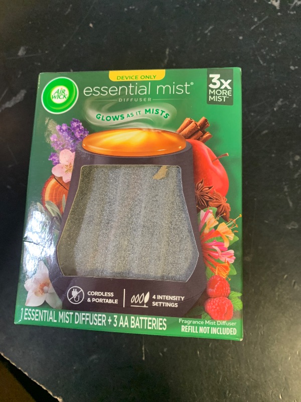 Photo 1 of Air Wick Essential Mist Diffuser, 1ct, Essential Oils Diffuser, Air Freshener