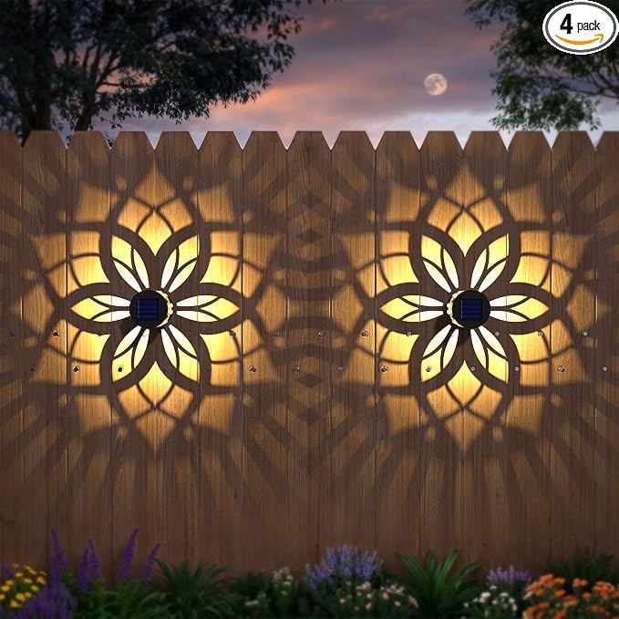 Photo 1 of Solar Lights Outdoor, 6 Pack Metal Solar Pathway Lights, Heavy Duty Stainless Steel & Glass, Auto On/Off Waterproof Garden Lights for Driveway Landscape Walkway Yard Outdoor Decor (Warm White)
