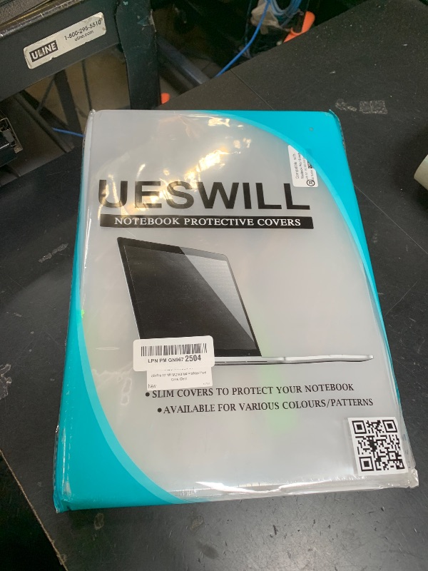 Photo 1 of UESWILL Compatible with 2021-2026 Release MacBook Pro 16 inch Case with M5 M4 M3 M2 M1 Pro Max chip & Touch ID, Smooth Matte Hard Shell Cover + Microfiber Cloth, Clear