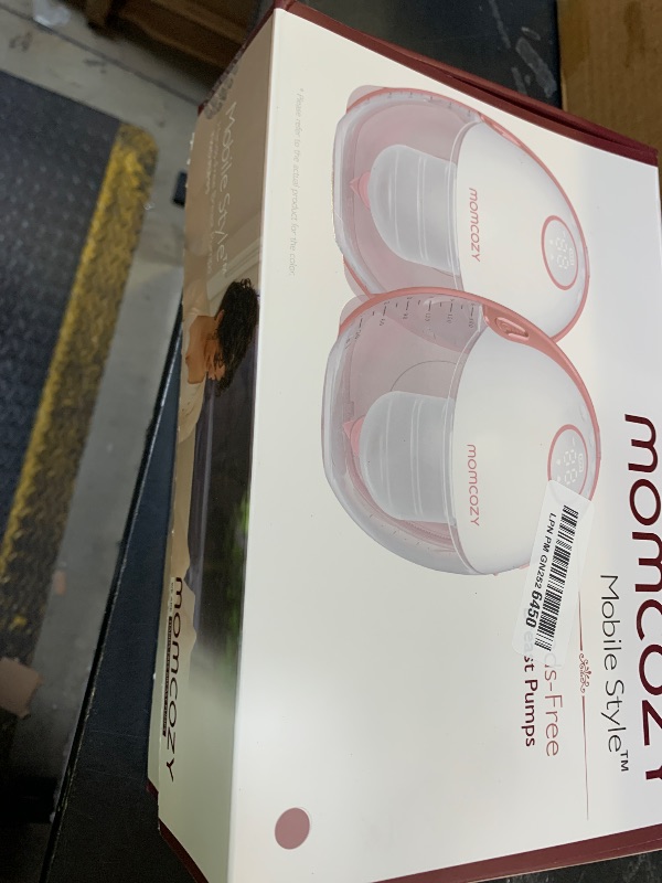 Photo 1 of Momcozy Breast Pump Hands Free Mobile Style | M6, Wearable Breastfeeding Electric Breast Pump Ideal Rhythm More Milk, DoubleFit Flange More Fit & Discreet with 3 Modes 9 Levels, 24mm - 2 Pack Cozy Red
