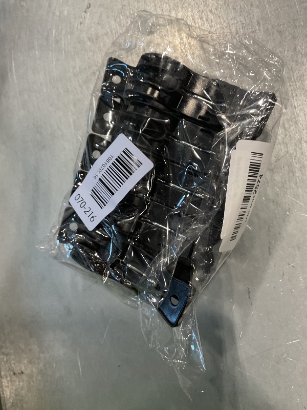 Photo 1 of 10 Pack Black Balloon Arch Clips, 3 1/2 x 1 x 1 4/5 Inch balloon arch clamps for backdrop Stand, Wedding, Birthday, Photography Studio, Crafts, and Decorations