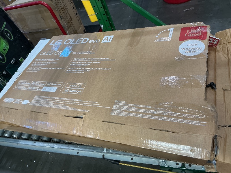 Photo 1 of [CLERK NOTES] LG 42-Inch Class OLED evo AI 4K C6 Series Smart TV w/Dolby Atmos, Dolby Vision, HDR10, AI Super Upscaling 4K, Filmmaker Mode, Wow Orchestra, Compatible with Alexa (OLED42C6PUA, 2026)