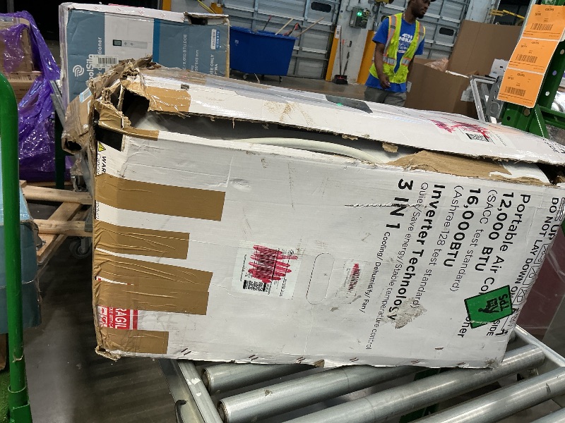 Photo 1 of [NONFUNCTIONAL] AGTANA 14000 BTU Inverter Portable Air Conditioners, Dual Hose Portable AC for Large Room up to 700 sq. ft, 3-in-1 Self-Evaporating AC Units with Fan & Dehumidifier, Quiet Sleep Mode(42dB), Auto Swing