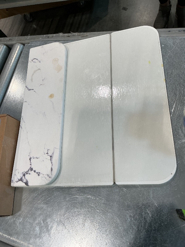Photo 1 of **USED - MINOR DAMAGE**
Stone Drying Mat for Kitchen Counter?Foldable Quick-Dry Dish Drying Mat?Water-Absorbent Marble Diatomaceous Earth Mats for Dishes, Cups & Bottles on Any Countertop(20"x16")