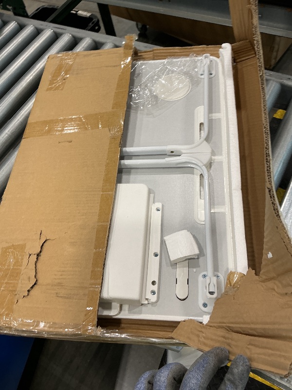 Photo 1 of [MINOR DAMAGE] Laptop Bed Table, Laptop Desk for Bed, Foldable Laptop Bed Desk with USB Charge Port, Handle, Desktop Card Slot, Cup Slot, Side Drawer, Laptop Table Portable Notebook Stand for Eating Reading Working