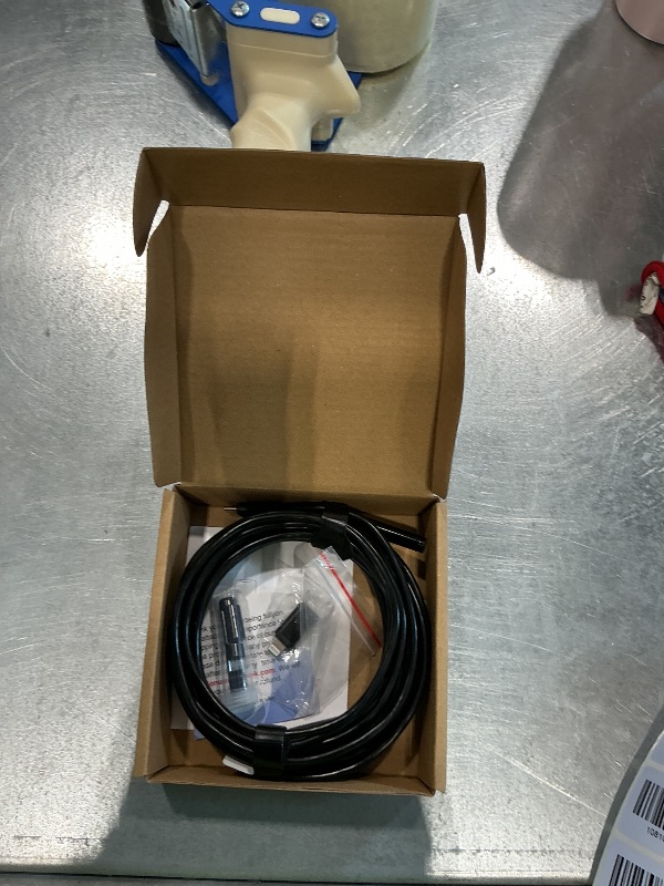 Photo 1 of [Dual-Lens] Endoscope Camera with Light, 1920P HD Borescope with 8+1 Adjustable LED Lights, IP67 Waterproof 16.5FT Semi-Rigid Snake Cord Inspection Camera for iPhone, iPad and Android Phone (Type C)