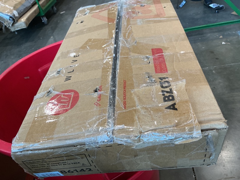 Photo 1 of [Top Table Part is broken] WLIVE Narrow End Table with Charging Station of Open Storage Shelf?Sofa Side Table with 2 USB Ports and 2 Power Outlets?Slim Farmhouse End Table for Small Spaces, 11.8" D x 23.6" W x 23.74" H
