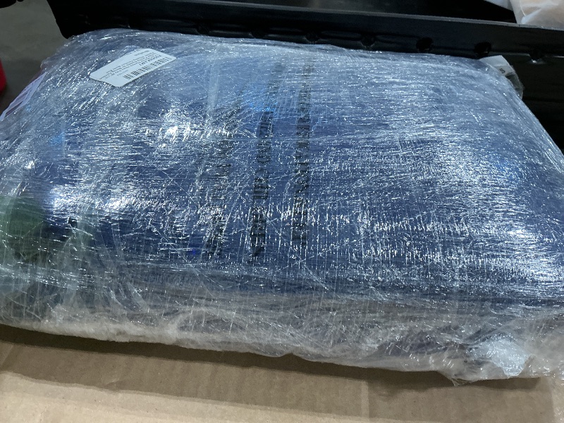 Photo 1 of 1 Pack Moving Blankets Heavy Duty 80"x72" Quilted Packing Blankets for Moving Furniture Padded Shipping Furniture Mover Blue