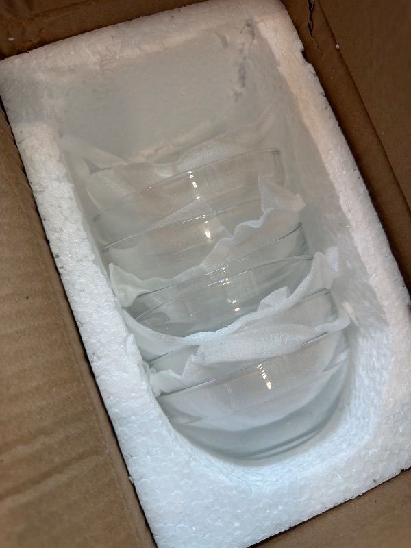 Photo 1 of [6 Pack] Sweejar 4 inch Small Glass Bowls Set, 7 oz Prep Bowls for Cooking, Small Bowls for Kitchen, Dessert Bowls for Ice Cream