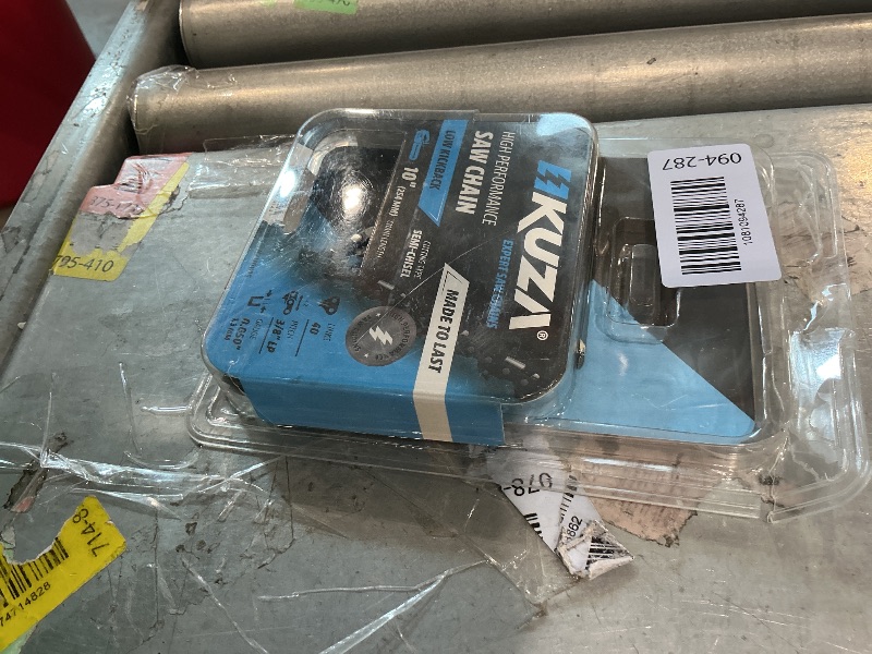 Photo 1 of 10 Inch Chainsaw Chain 3/8" LP Pitch, 050" Gauge, 40 Drive Links, German Steel, fits MAKITA, ECHO, Remington RM1035P, Worx WG309, Sun Joe SWJ803E, Craftsman - and more