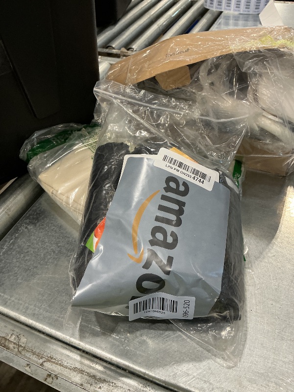 Photo 1 of 1.3 Gallon 100 Counts Strong Drawstring Trash Bags Garbage Bags by RayPard, 1, 1.2, 1.3 Gal Small Plastic Bags, Trash Can Liners for Home Office Kitchen Bathroom Bedroom, Waste Basket Liners (Black)